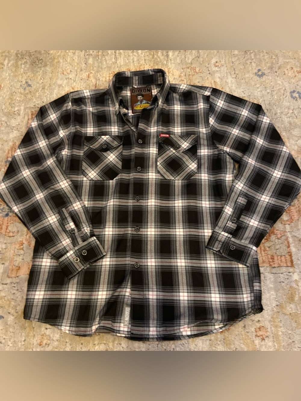 Dixxon Flannel Co The Kramer Seinfeld Limited Edition Plaid Shirt Mens Large L